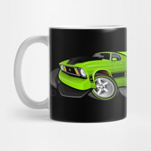 Mach 1 Green with Green Stripe Mug